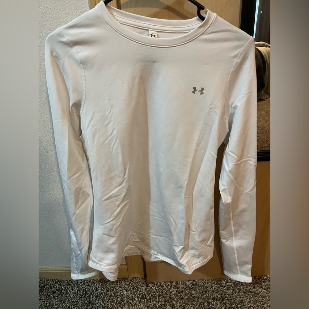 White Under Armour Thermal Long Sleeve